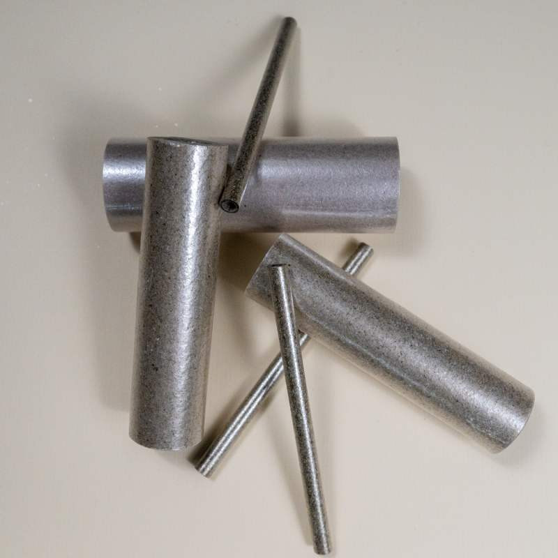 Rigid muscovite mica tube